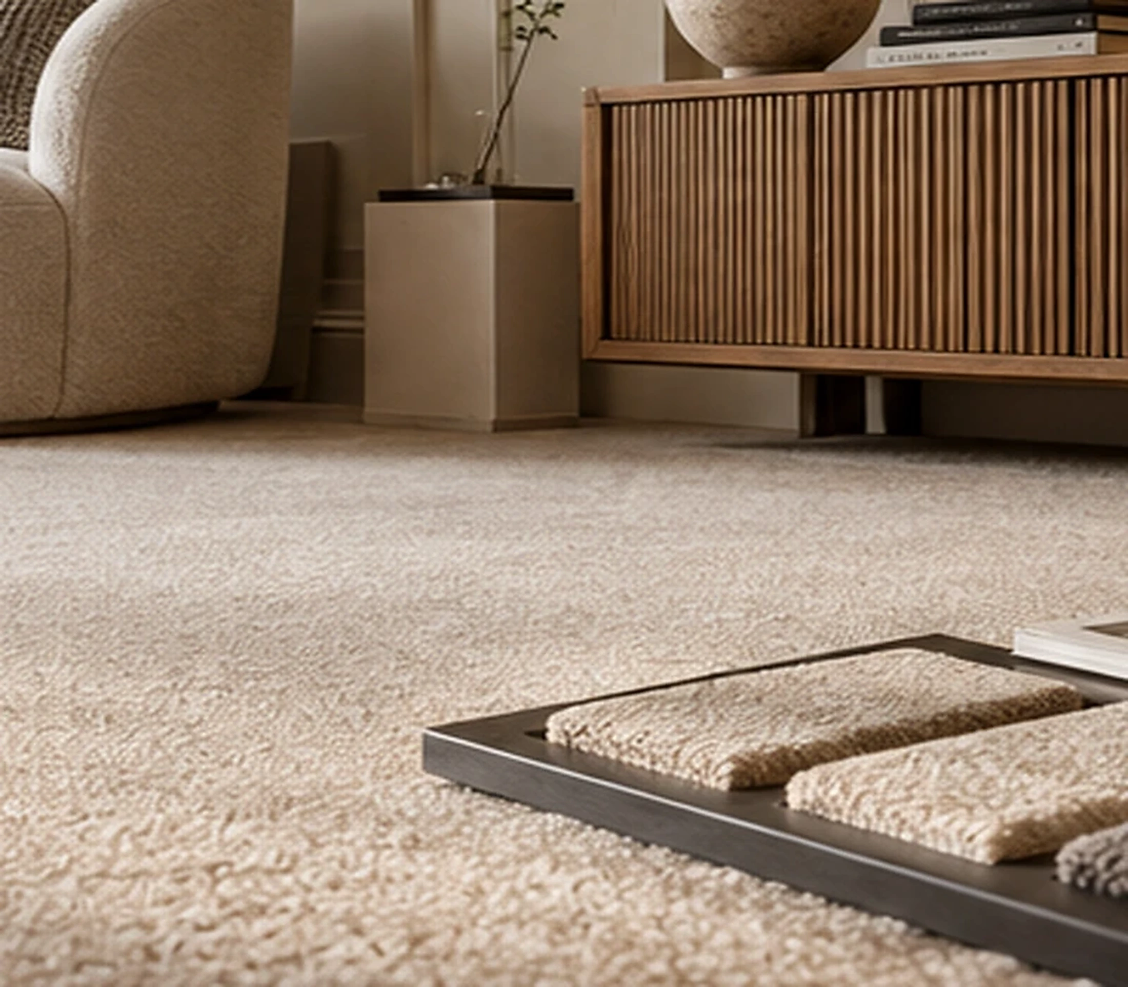 Laminate flooring finish