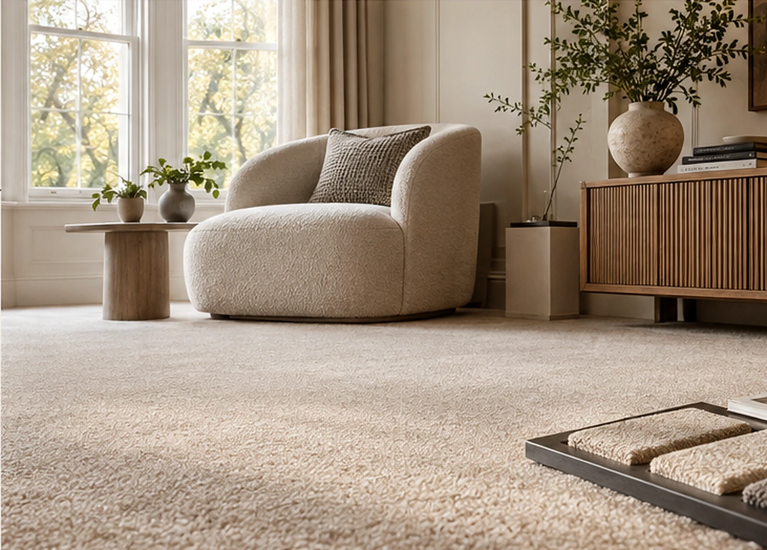 Contemporary home carpet flooring