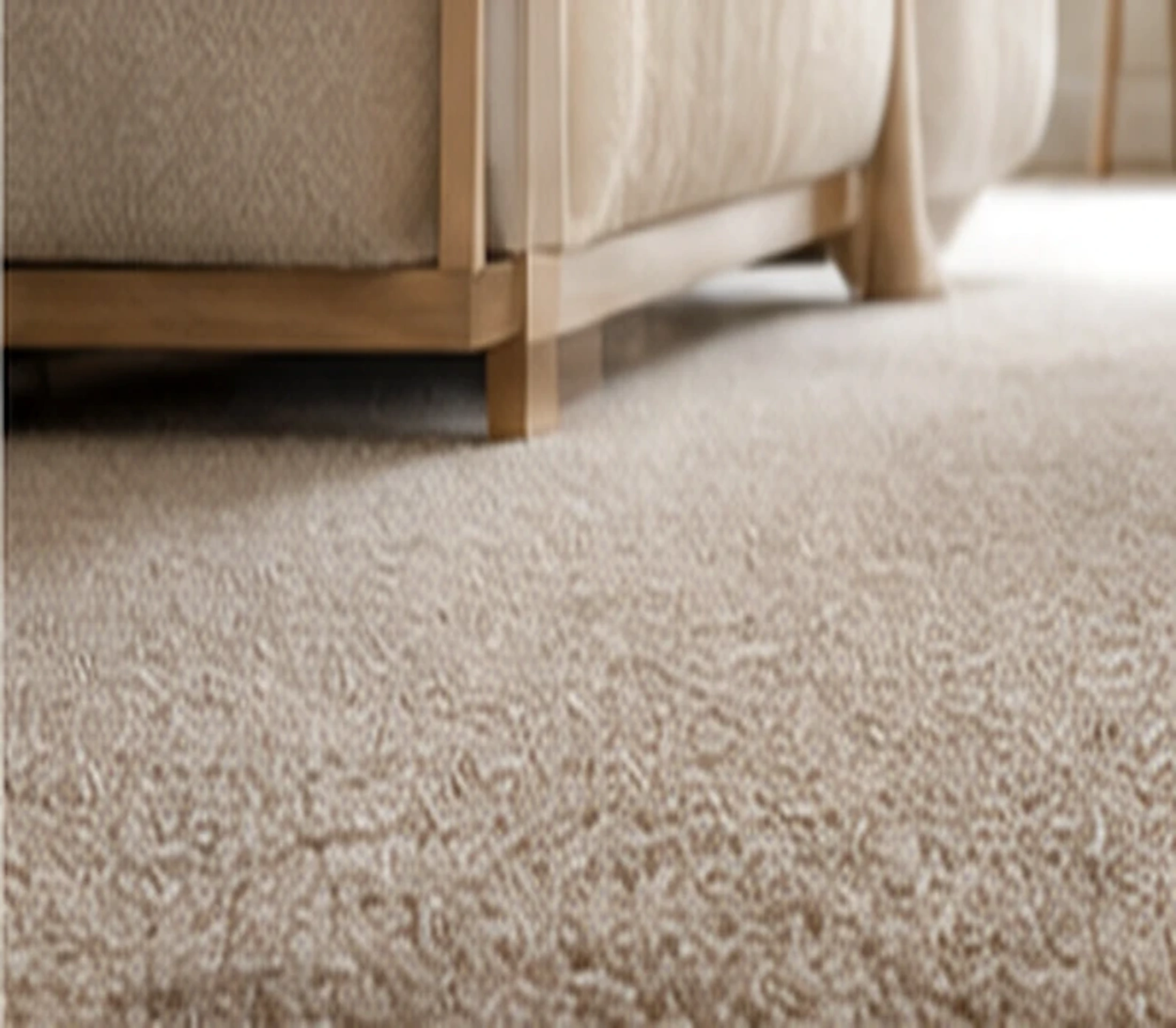 Close-up carpet flooring fitting detail